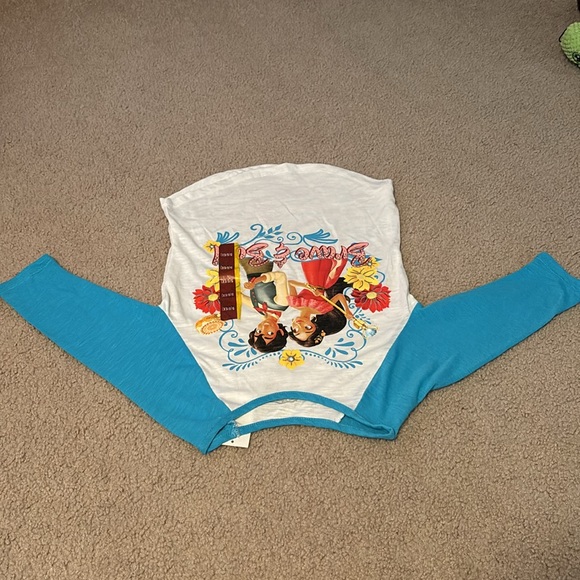 Disney Elena Avalor, Girls size S(6/6x), 3/4 sleeve top, NWT 2017 “Brave & Bold” - Picture 5 of 13